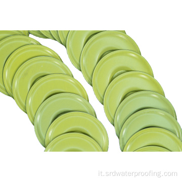 Piastre rotonde accessori piastre tpo piastra di sollecitazione verde